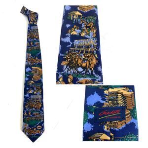 Kentucky Derby Men's 100% Silk Tie Gianotti Greyville